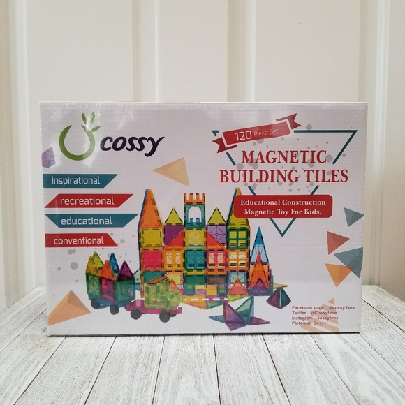 Cossy Other - Cossy Magnetic Tiles 120 Pieces